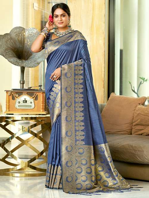 women self design kanjivaram saree with blouse - 22082325 -  Standard Image - 0
