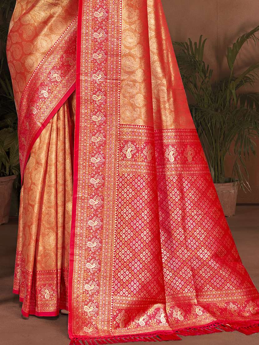 women self design kanjivaram saree with blouse - 22082390 - Standard Image - 1