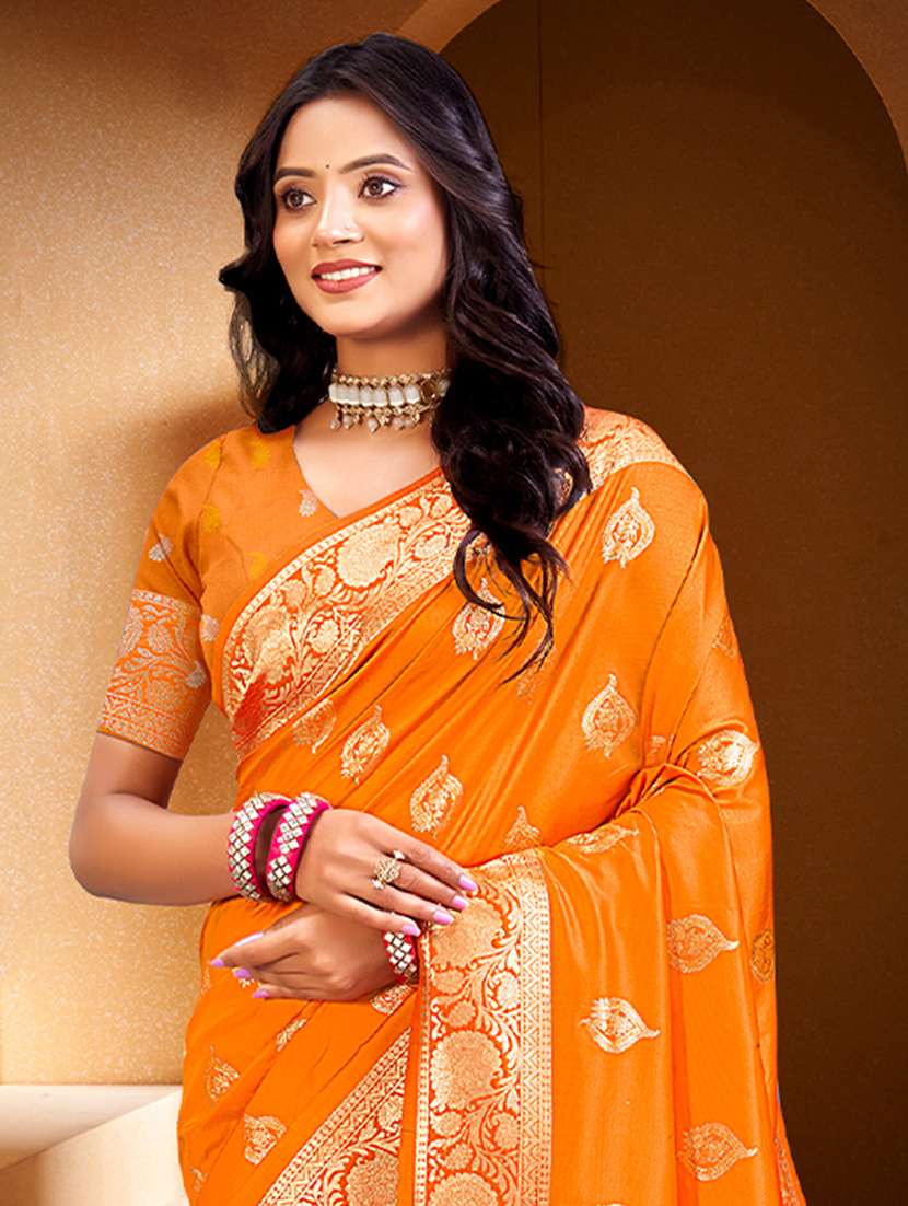 women self design banarasi saree with blouse - 22082394 -  Standard Image - 1