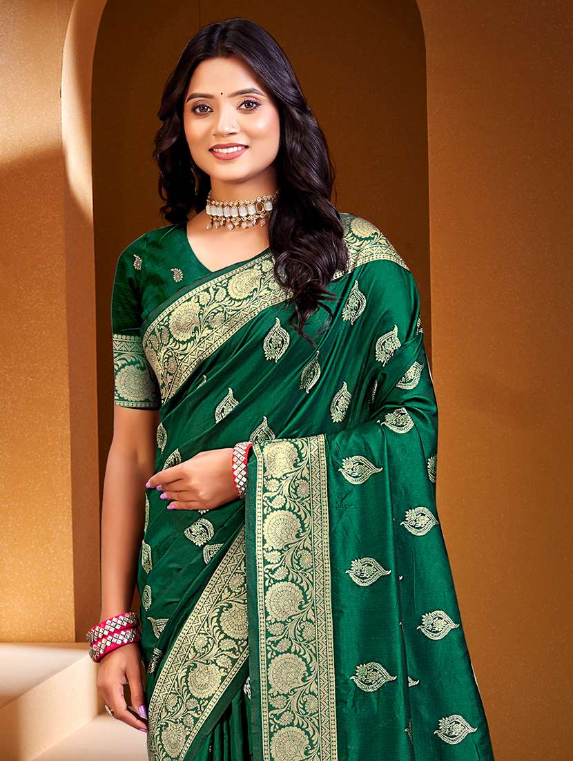 women self design banarasi saree with blouse - 22082399 -  Standard Image - 1