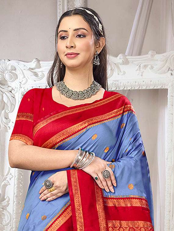 women self design banarasi saree with blouse - 22082431 -  Standard Image - 1