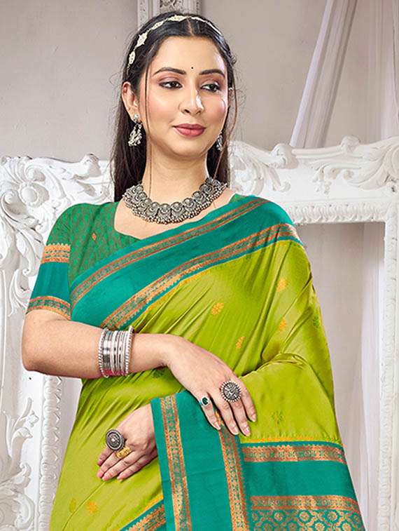 women self design banarasi saree with blouse - 22082433 - Standard Image - 1