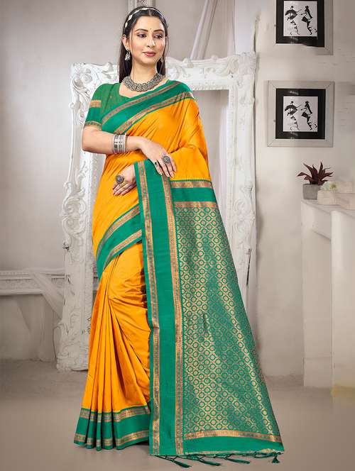 women self design banarasi saree with blouse - 22082435 - Standard Image - 0