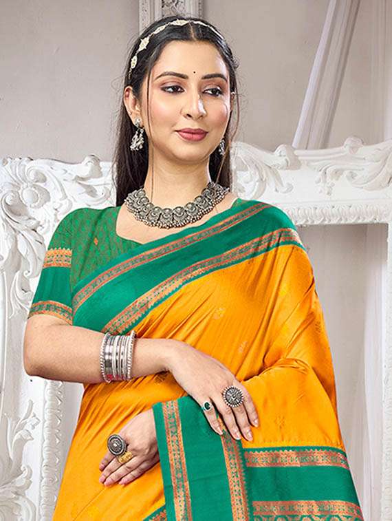 women self design banarasi saree with blouse - 22082435 -  Standard Image - 1