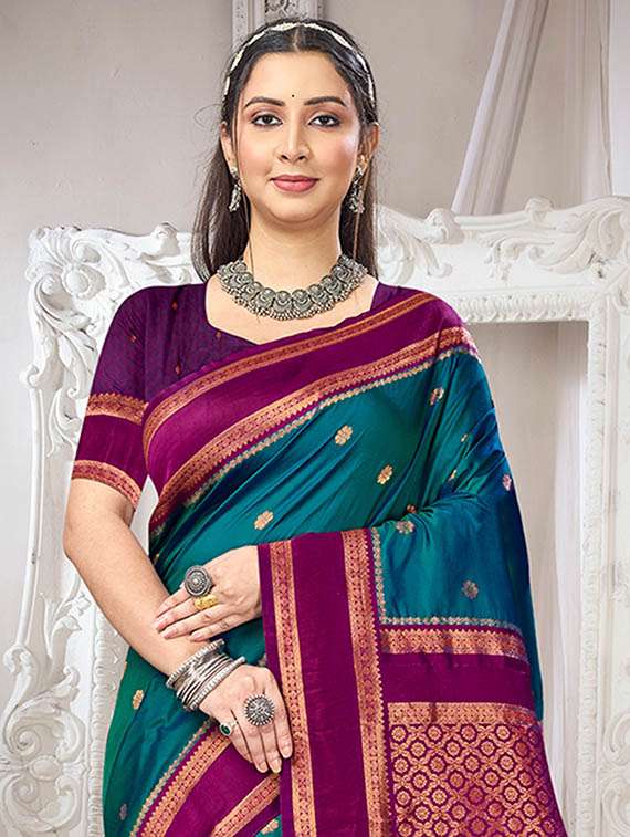 women self design banarasi saree with blouse - 22082436 -  Standard Image - 1
