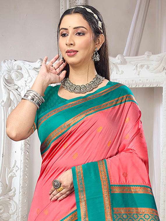 women self design banarasi saree with blouse - 22082437 -  Standard Image - 1