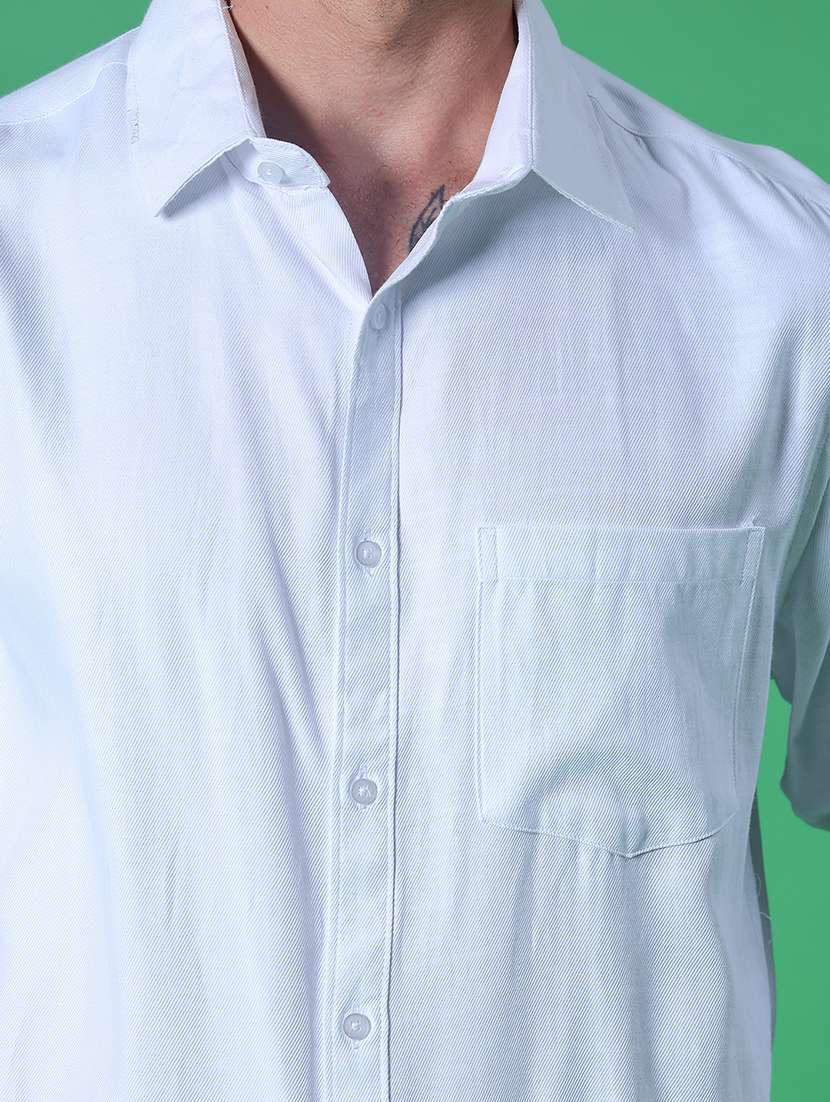 men solid long sleeve regular fit formal shirt - 22082444 -  Standard Image - 4