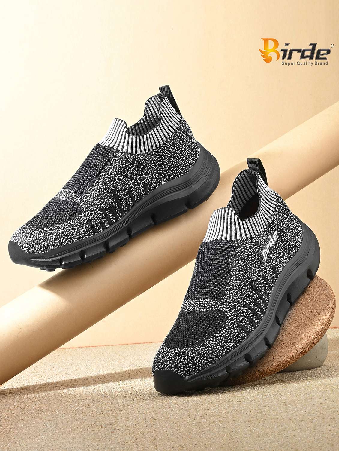 women black slip on casual shoe