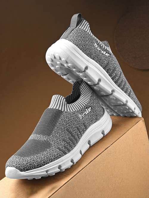 women grey slip on casual shoe - 22082468 - Standard Image - 0