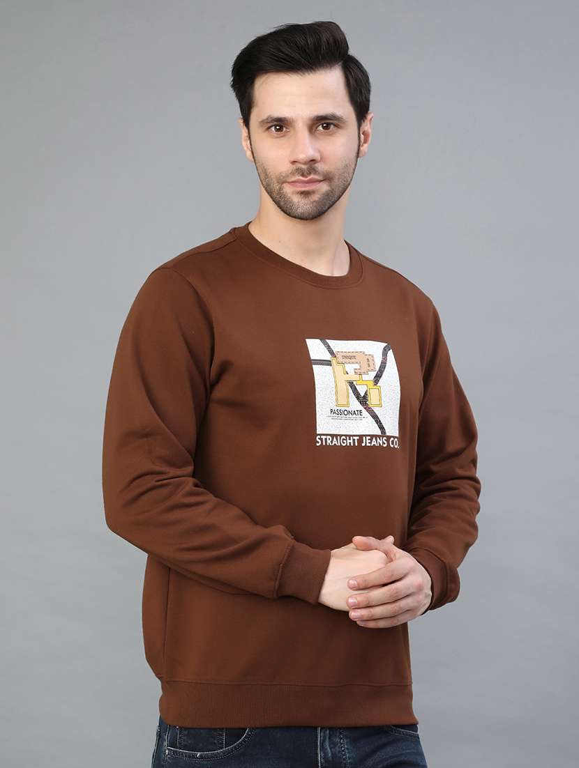 Men Printed Long Sleeve Sweatshirt - 22082724 -  Standard Image - 1