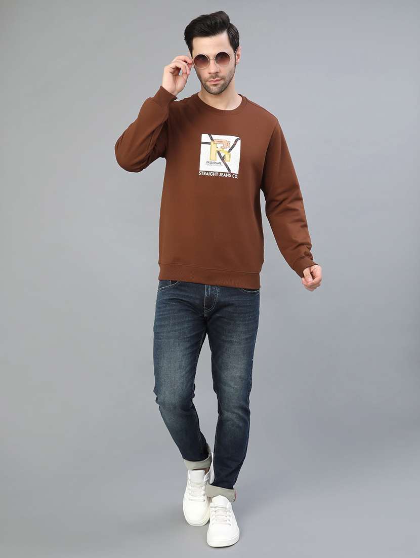 Men Printed Long Sleeve Sweatshirt - 22082724 -  Standard Image - 4