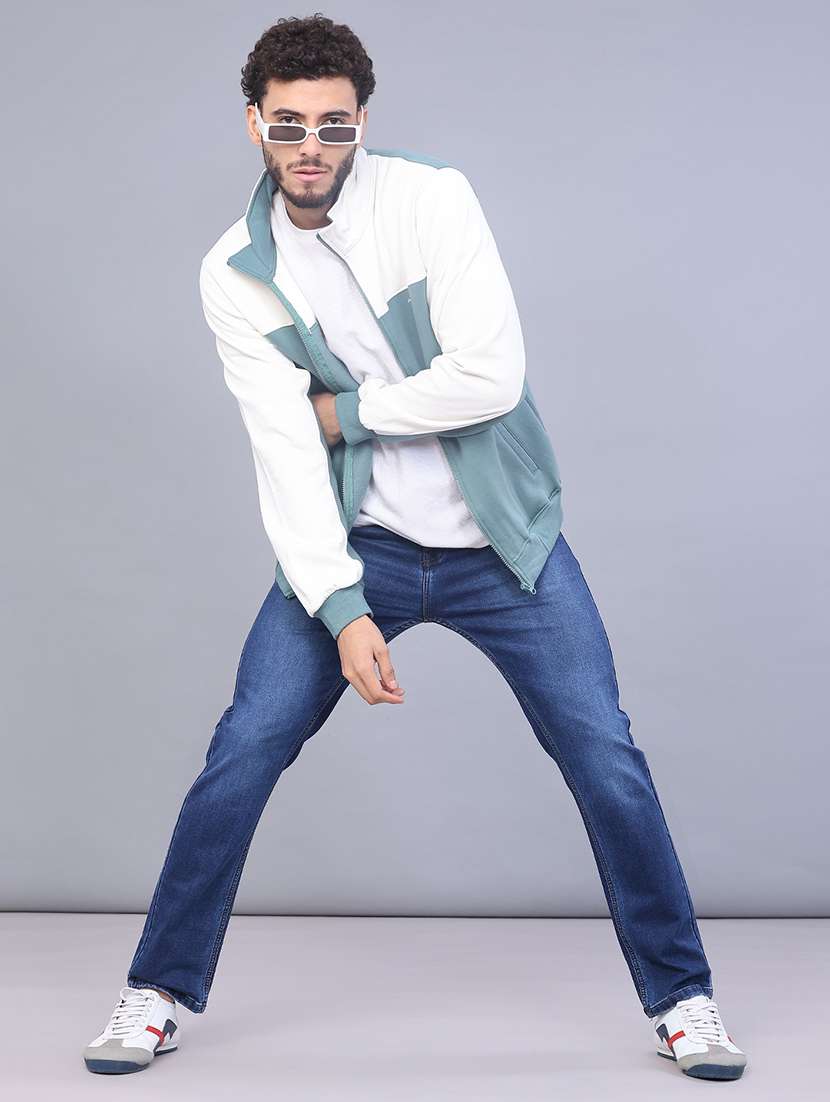 men color blocked long sleeve sweatshirt - 22082761 -  Standard Image - 4