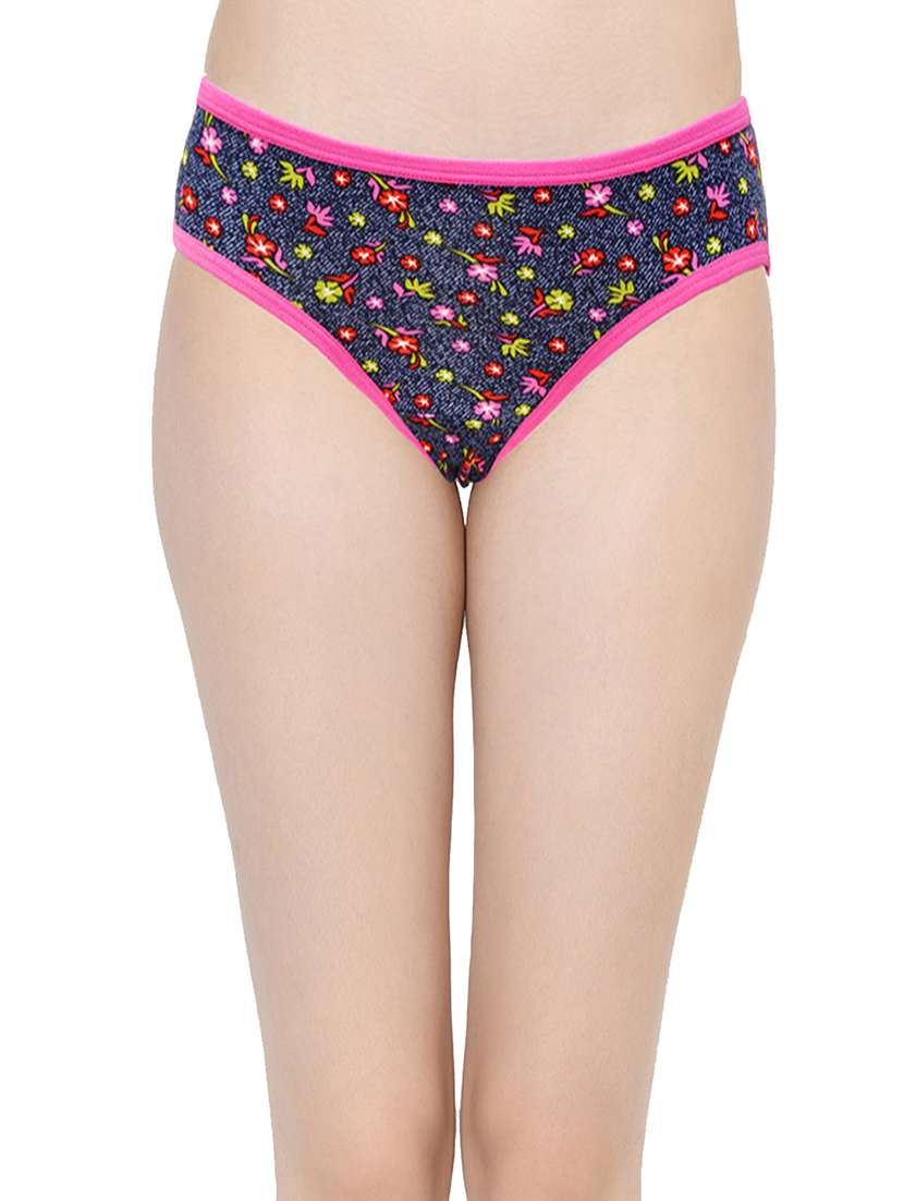 multi colored cotton blend hipster panty - 22083149 -  Standard Image - 1