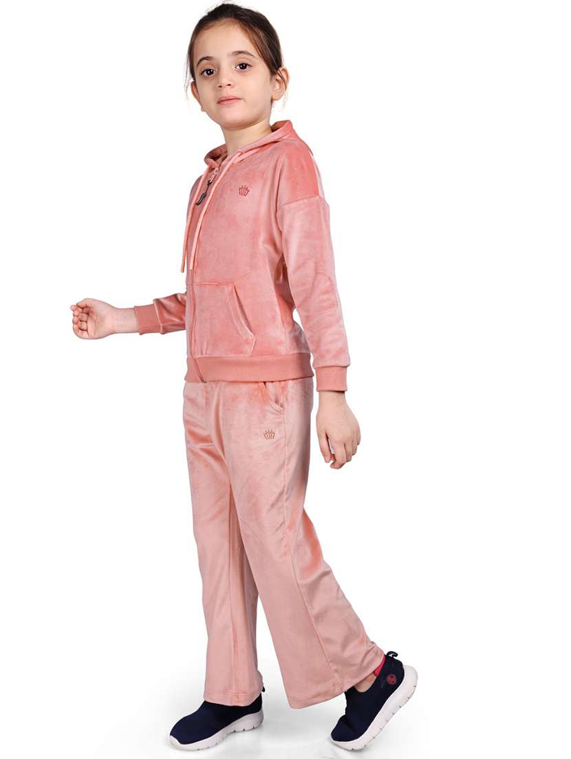 boys solid long sleeve hooded full length sets - 22083265 -  Standard Image - 1