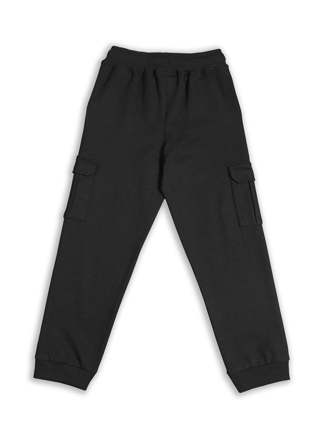 boys solid mid rise regular fit jogger - 22083272 - Standard Image - 1