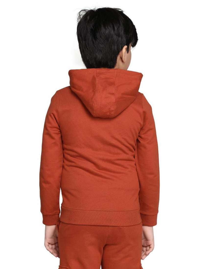 boys printed long sleeve hooded sweatshirt - 22083276 -  Standard Image - 1