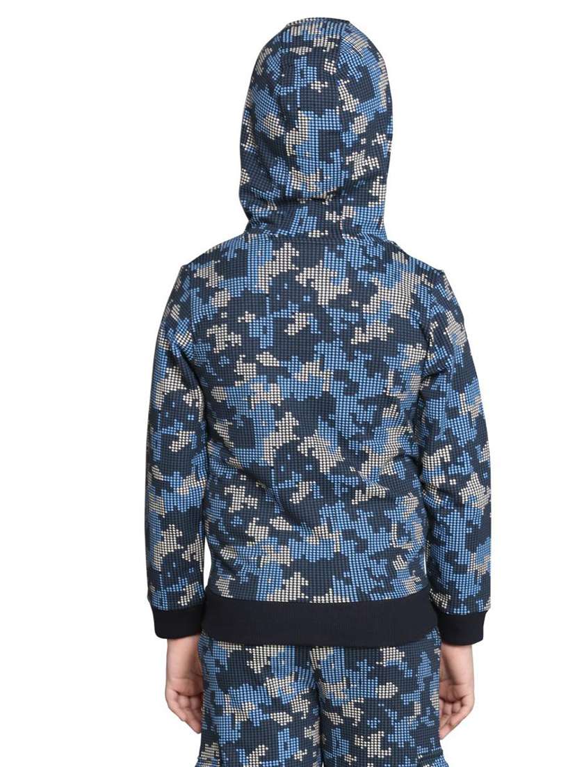 boys printed long sleeve hooded sweatshirt - 22083282 -  Standard Image - 1