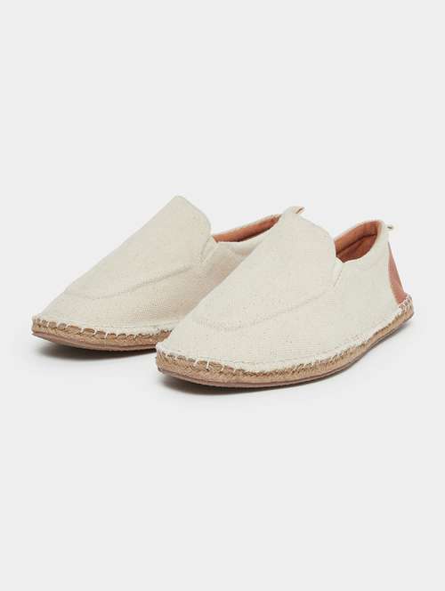 men off white slip on espadrille - 22083429 - Standard Image - 0