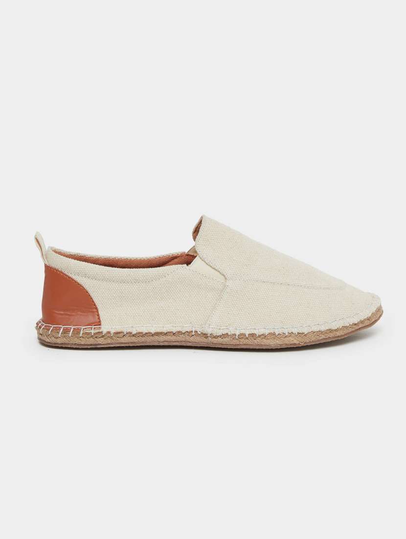 men off white slip on espadrille - 22083429 -  Standard Image - 1