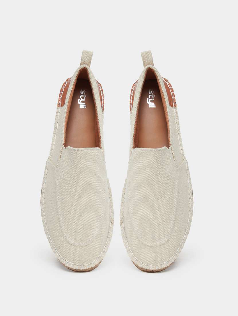 men off white slip on espadrille - 22083429 - Standard Image - 4