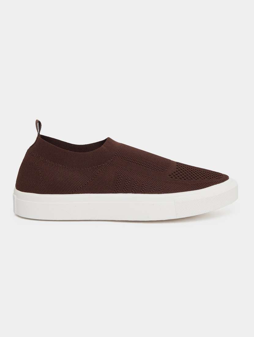 men solid slip on casual shoe - 22083438 -  Standard Image - 1