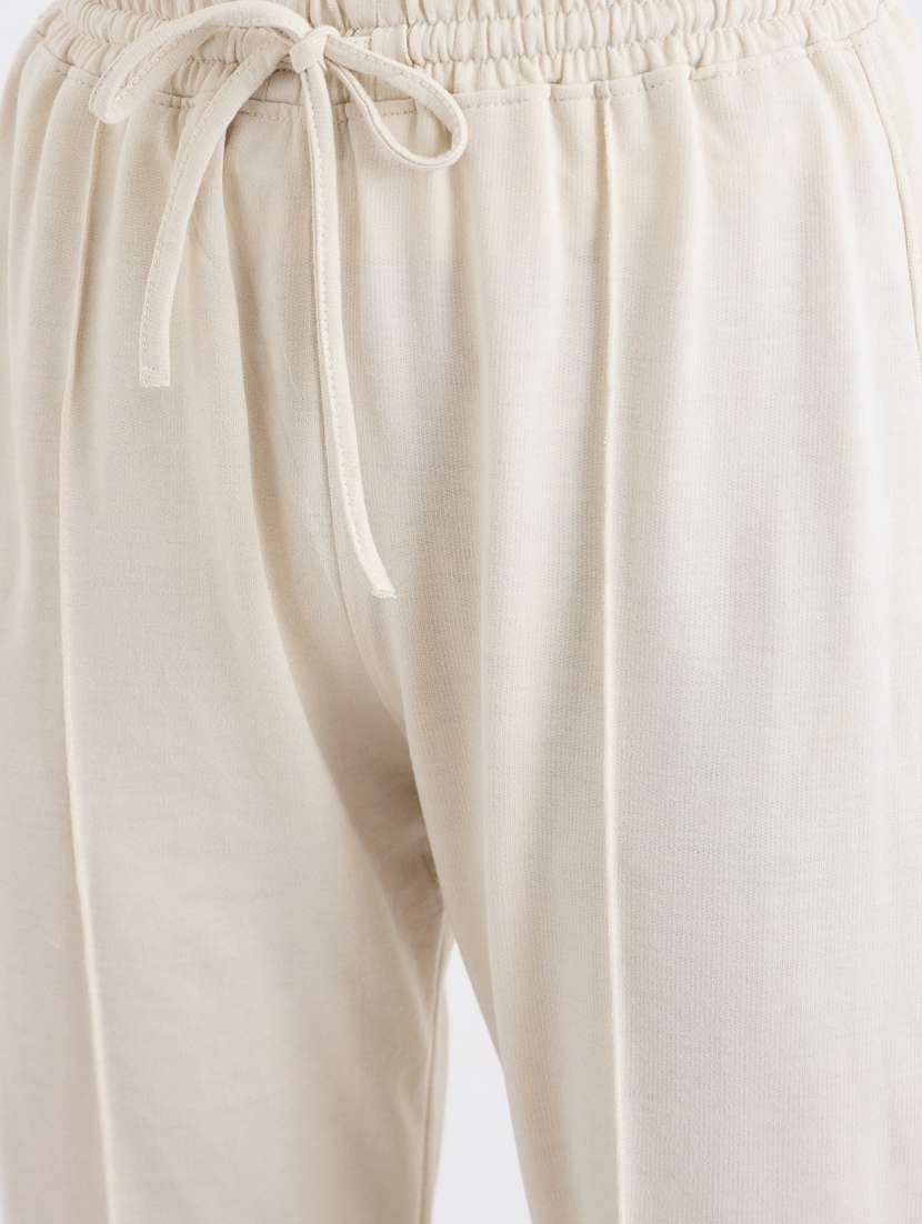 women solid mid rise track pant - 22083448 -  Standard Image - 4