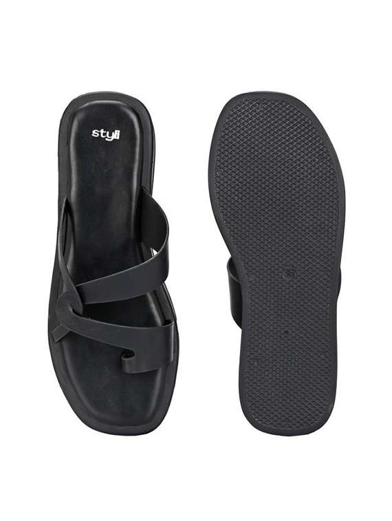 women black slip on wedge - 22083458 -  Standard Image - 4