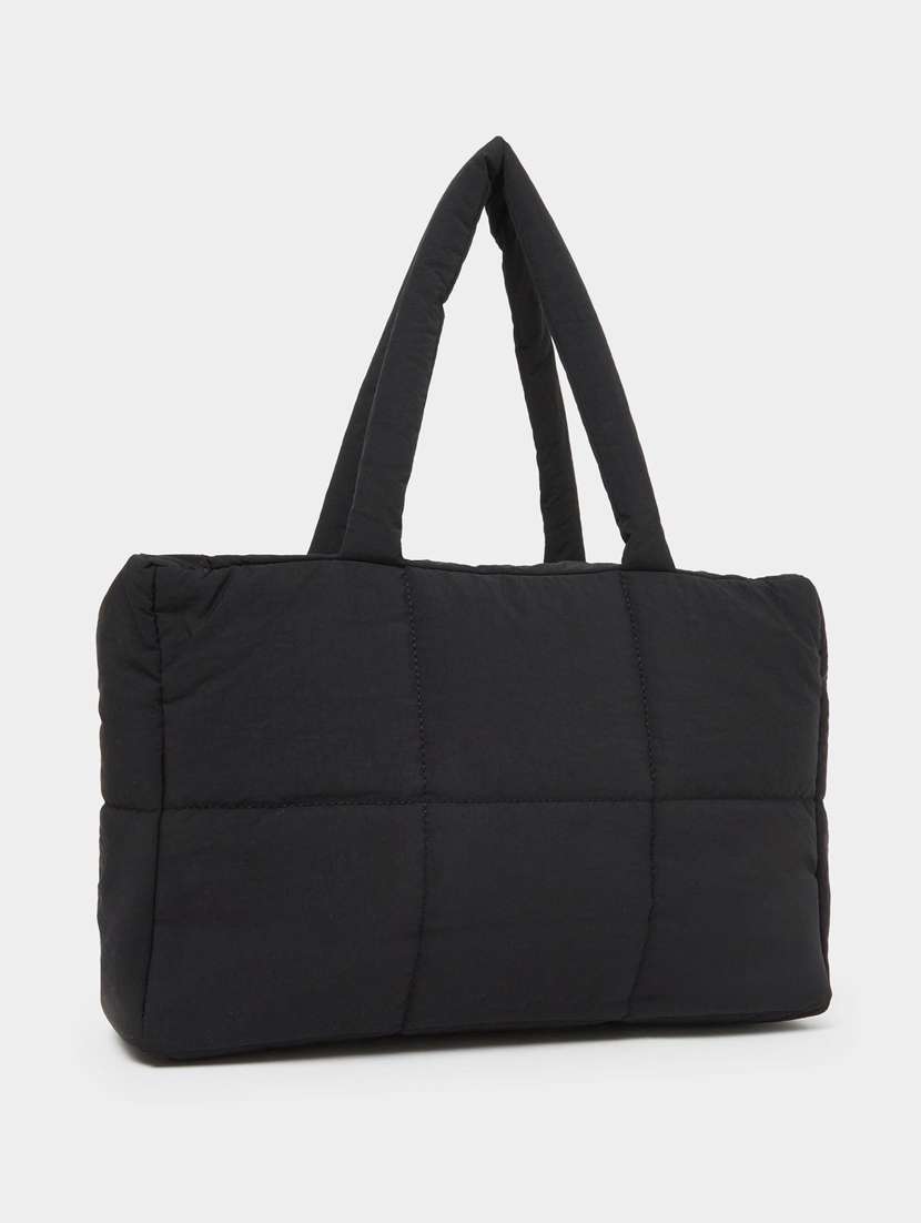 women black textured handbag - 22083465 - Standard Image - 1