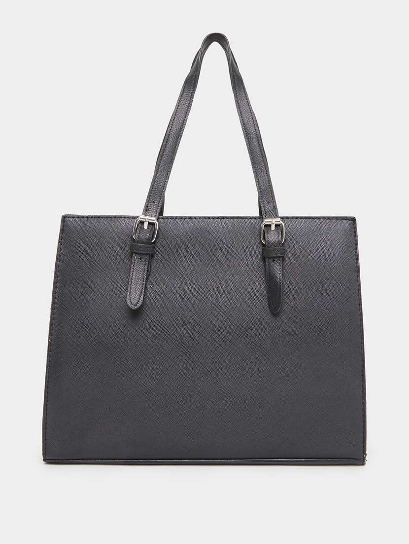 women black solid handbag - 22083467 - Zoom Image - 0