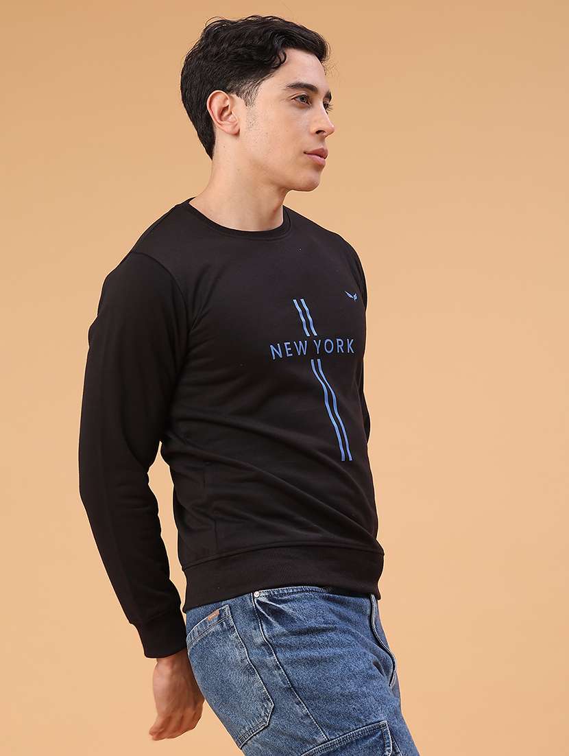 men printed long sleeve sweatshirt - 22083710 -  Standard Image - 1