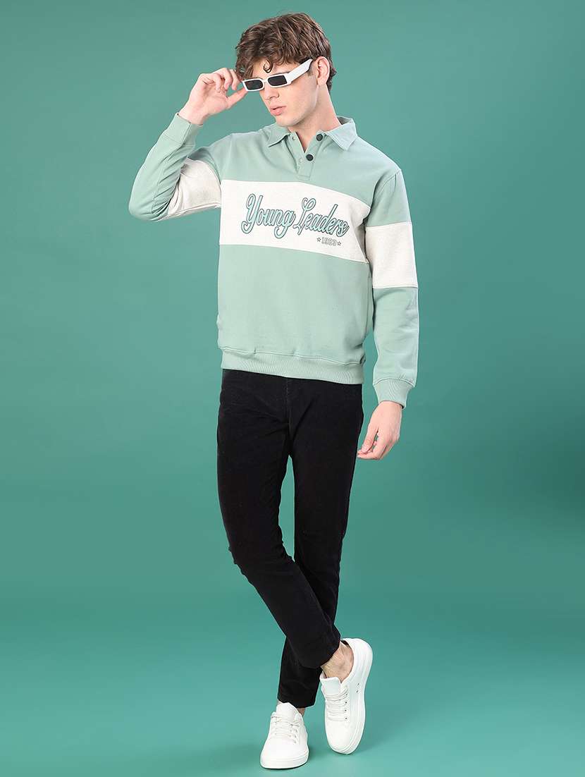 men printed long sleeve regular fit sweatshirt - 22083878 -  Standard Image - 4