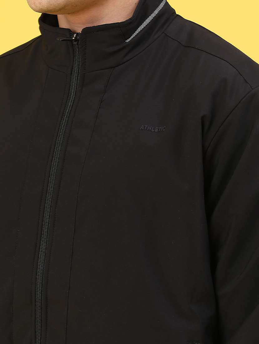 Men Solid Long Sleeve Bomber Jacket - 22083960 -  Standard Image - 4