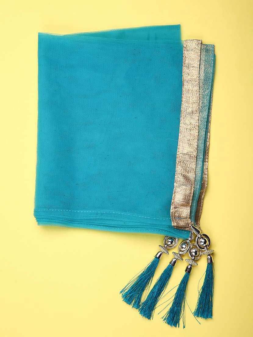 girls solid with work sleeveless lehenga choli set - 22083985 -  Standard Image - 4