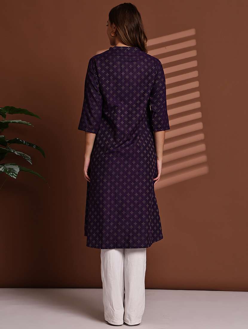 purple cotton shrug - 22084526 -  Standard Image - 4