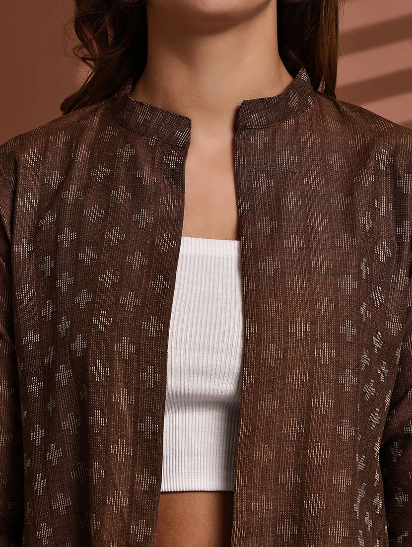 mustard cotton shrug - 22084528 - Standard Image - 6