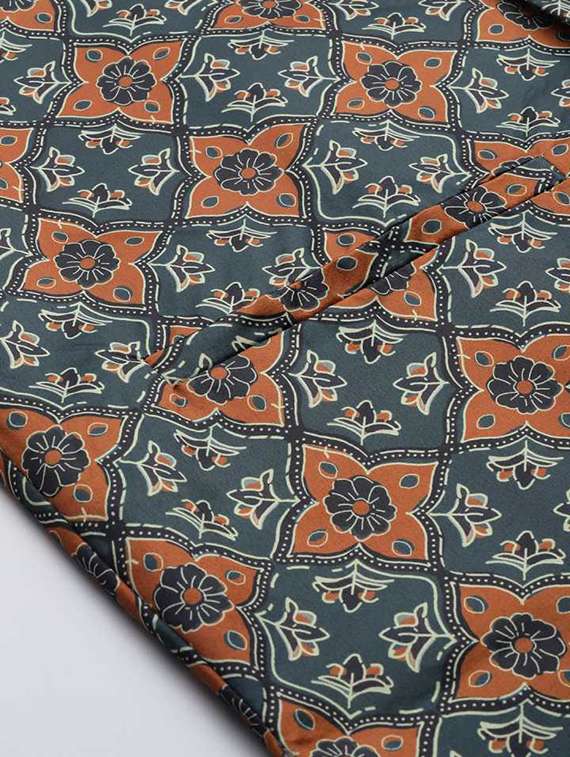 men printed sleeveless regular fit nehru jacket - 22084545 -  Standard Image - 4