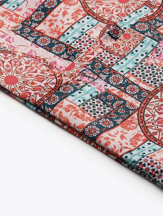 men printed sleeveless regular fit nehru jacket - 22084547 -  Standard Image - 4