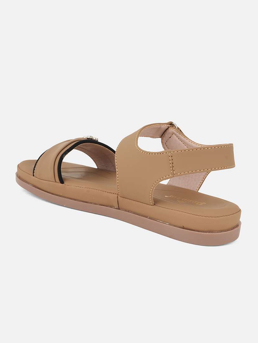 women solid back strap wedge - 22084615 - Standard Image - 4