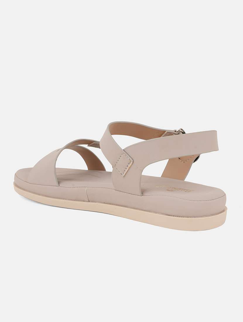 women solid back strap wedge - 22084620 - Standard Image - 4