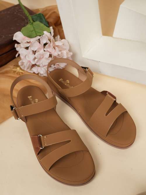 women solid back strap wedge - 22084621 - Standard Image - 0