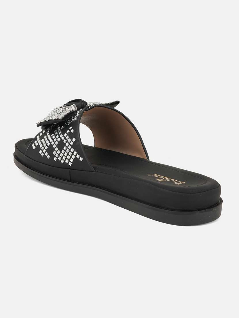 women solid slip on wedges - 22084625 - Standard Image - 4