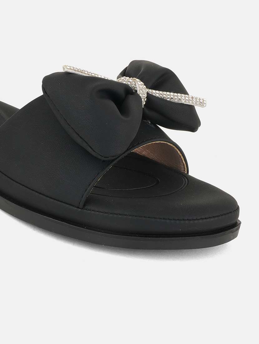 women solid slip on wedges - 22084628 - Standard Image - 4