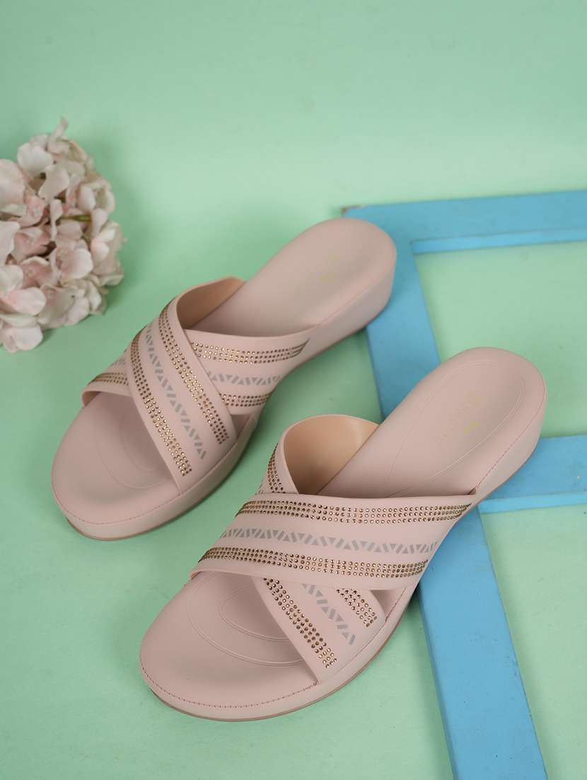 women solid slip on wedges - 22084632 - Zoom Image - 0