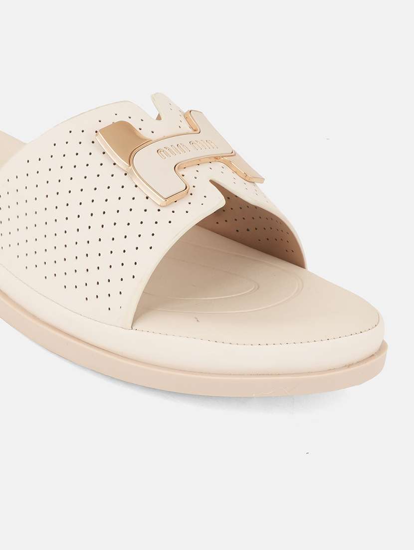 women solid slip on wedges - 22084635 - Standard Image - 4