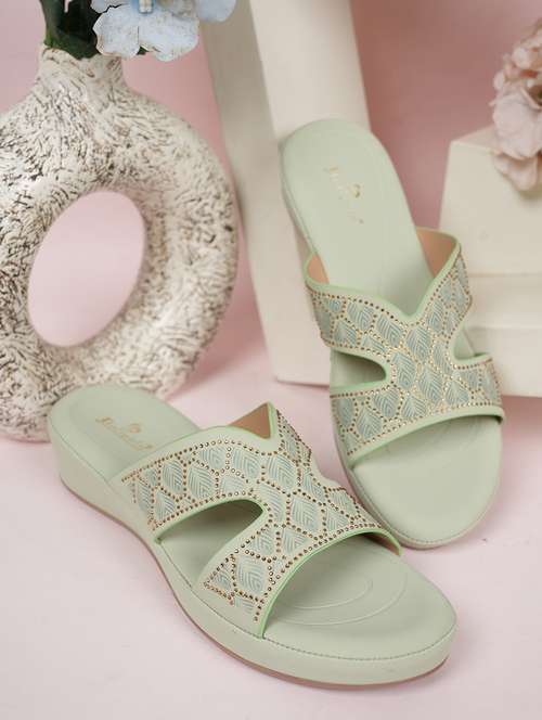 women solid slip on wedges - 22084637 -  Standard Image - 0