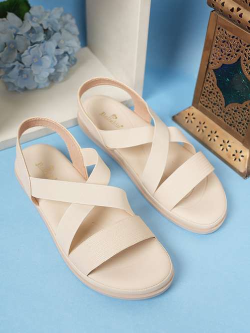 women solid strappy back strap wedge - 22084641 -  Standard Image - 0