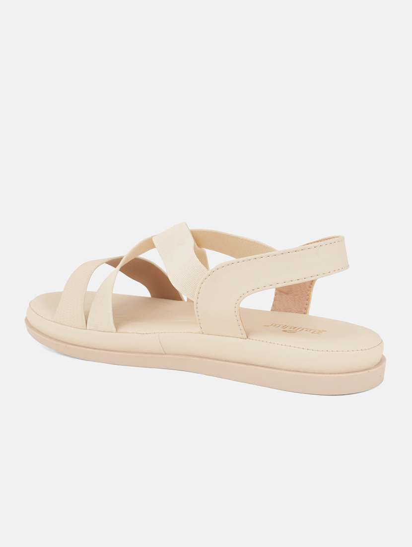 women solid strappy back strap wedge - 22084641 - Standard Image - 4
