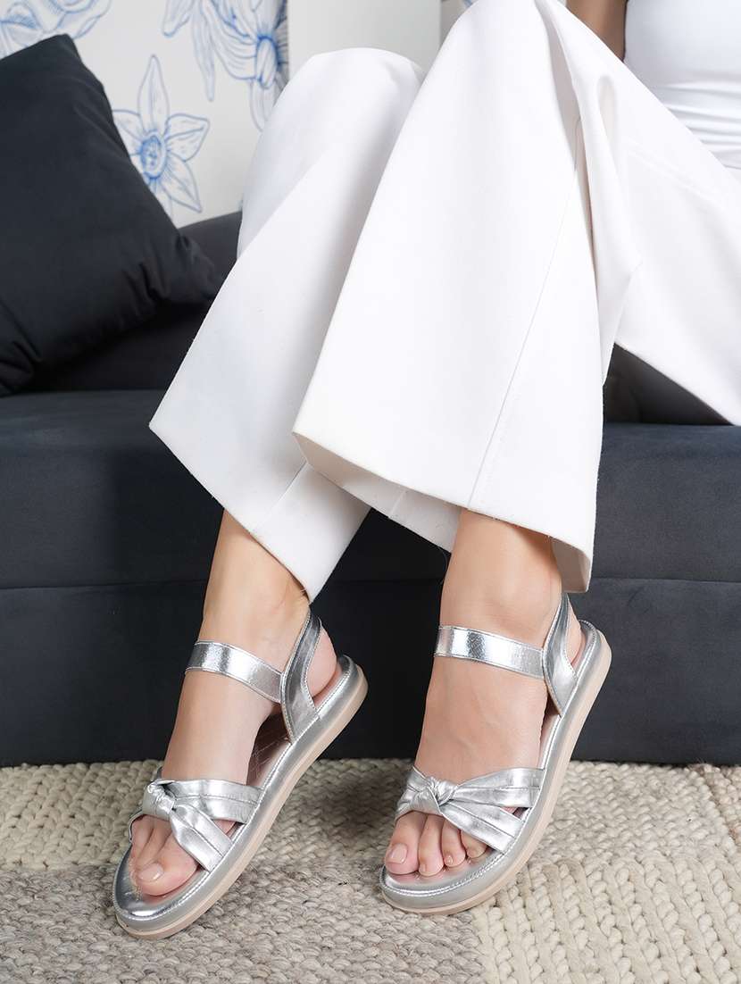 women solid back strap wedge - 22084644 -  Standard Image - 1