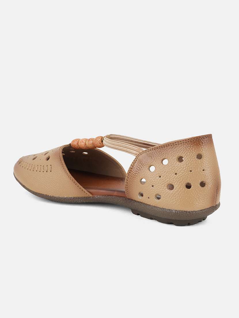 women beige slip on sandal - 22084649 - Standard Image - 4