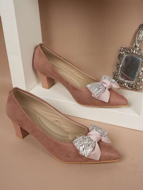 women cream slip on pump - 22084674 - Standard Image - 0